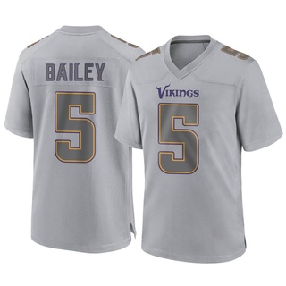 Game Dan Bailey Men's Minnesota Vikings Atmosphere Fashion Jersey - Gray