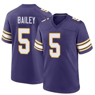 Game Dan Bailey Men's Minnesota Vikings Classic Jersey - Purple