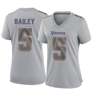 Game Dan Bailey Women's Minnesota Vikings Atmosphere Fashion Jersey - Gray