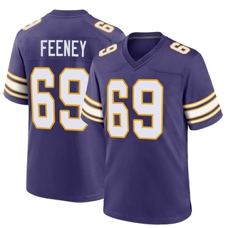 Game Dan Feeney Men's Minnesota Vikings Classic Jersey - Purple