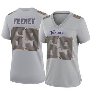 Game Dan Feeney Women's Minnesota Vikings Atmosphere Fashion Jersey - Gray