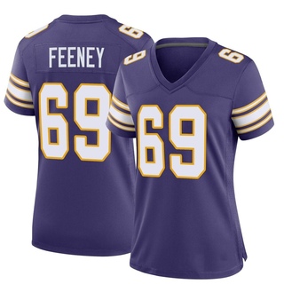 Game Dan Feeney Women's Minnesota Vikings Classic Jersey - Purple