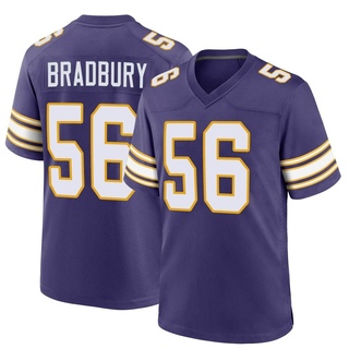 Game Garrett Bradbury Men's Minnesota Vikings Classic Jersey - Purple