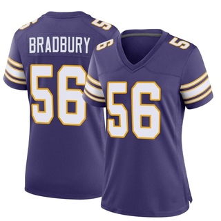 Game Garrett Bradbury Women's Minnesota Vikings Classic Jersey - Purple