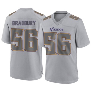 Game Garrett Bradbury Youth Minnesota Vikings Atmosphere Fashion Jersey - Gray