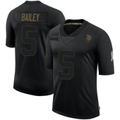 Limited Dan Bailey Men's Minnesota Vikings 2020 Salute To Service Jersey - Black