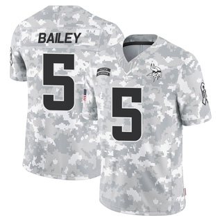 Limited Dan Bailey Men's Minnesota Vikings 2024 Salute to Service Jersey - Arctic Camo