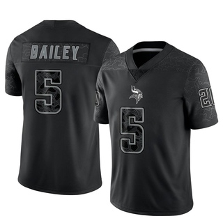 Limited Dan Bailey Men's Minnesota Vikings Reflective Jersey - Black