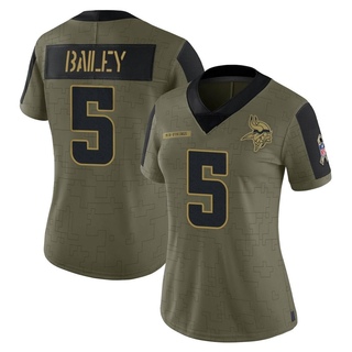 Limited Dan Bailey Women's Minnesota Vikings 2021 Salute To Service Jersey - Olive