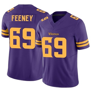 Limited Dan Feeney Men's Minnesota Vikings Alternate Vapor F.U.S.E. Jersey - Purple