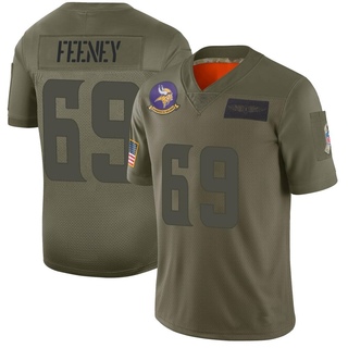 Limited Dan Feeney Youth Minnesota Vikings 2019 Salute to Service Jersey - Camo