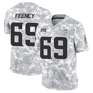 Limited Dan Feeney Youth Minnesota Vikings 2024 Salute to Service Jersey - Arctic Camo