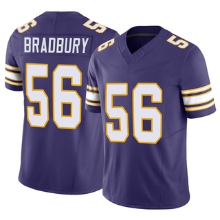 Limited Garrett Bradbury Men's Minnesota Vikings Classic Vapor F.U.S.E. Jersey - Purple